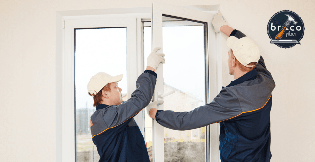 Instalación de ventanas de PVC por profesionales en vivienda para mejorar el aislamiento térmico y la eficiencia energética del hogar
