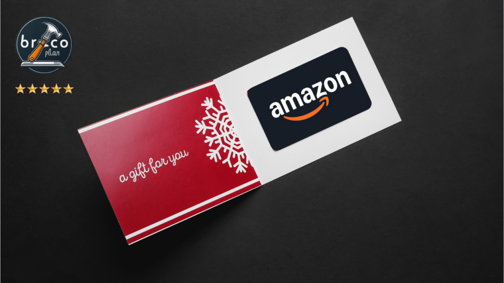 Guía Bricoplan 2025 con las mejores ideas de regalos de Navidad y tarjetas regalo Amazon para sorprender a tus seres queridos.