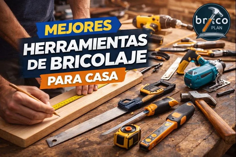 Mejores herramientas de bricolaje para casa: taladro, sierra, martillo y herramientas manuales en taller doméstico